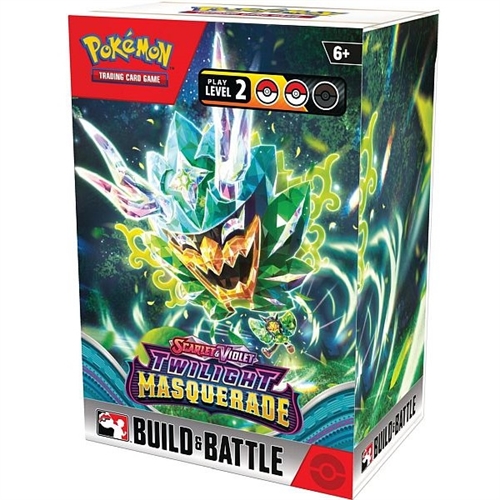Twilight Masquerade - Build & Battle kit (Prerelease Box) - Pokemon kort
